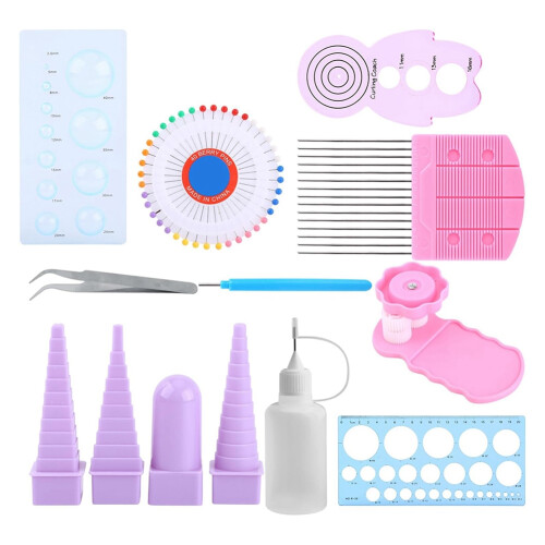 11 in 1 Paper Quilling Border Tools Kit Crafts Cri