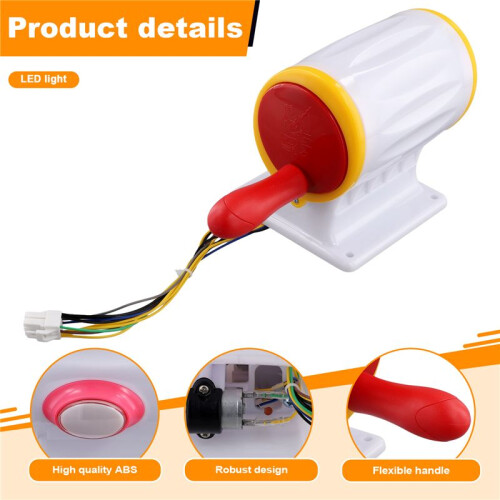 12V Fishing Handvevad Joystick Catch Hunt Button Controller för Arcade Video Game Machine 2
