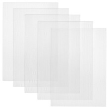 5 Pieces Eye Mask Mesh, PVC Eye Mask Plastic Mesh,Hard Linen Suitable for Costumes Handicrafts,11.8 Inches X 8.27 Inches