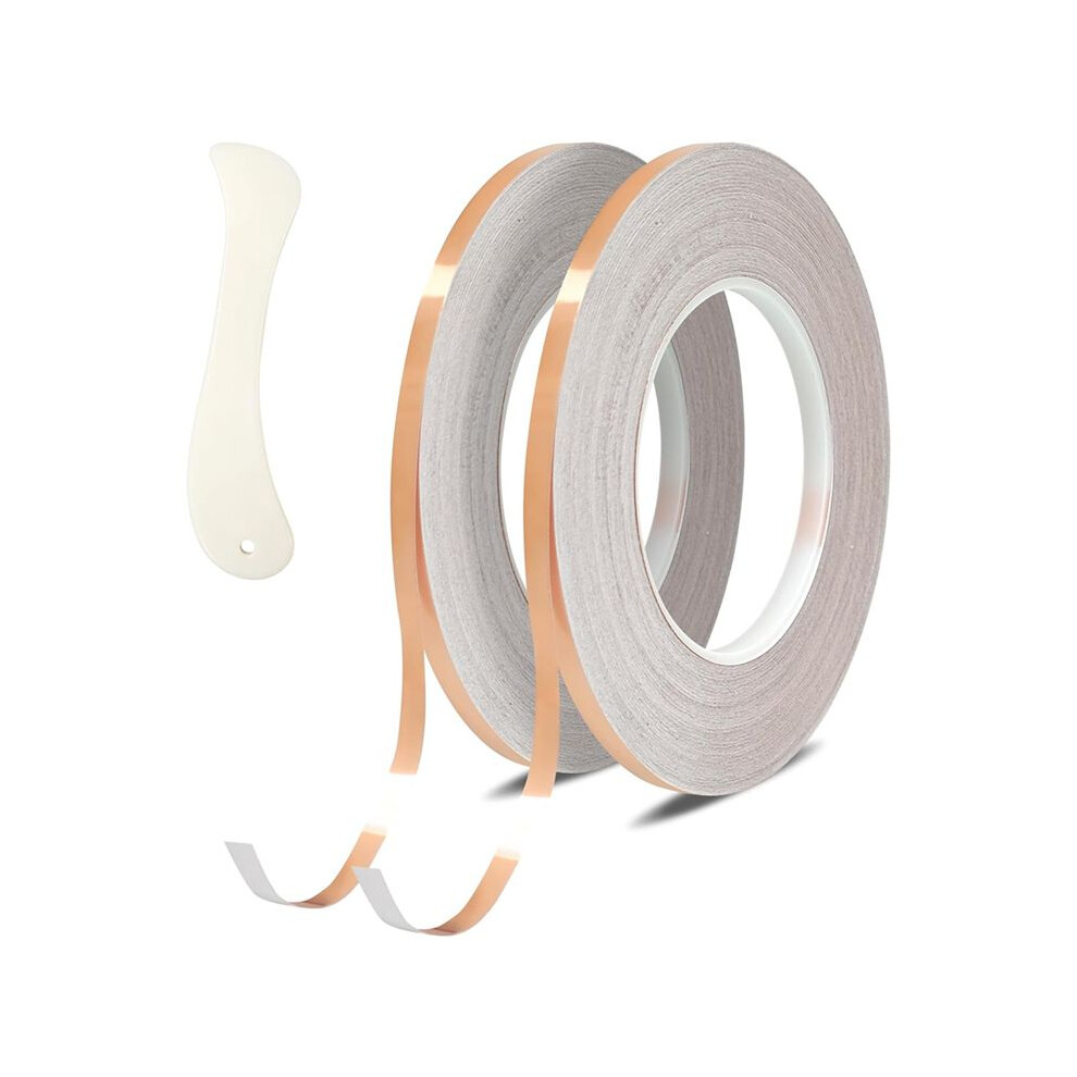 Copper Foil Tape, Conductive Copper Tape Copper Tape Conductive Adhesive For Stained Glass Supplies,Guita 6132772566522
