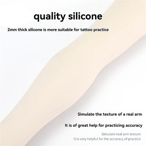 Tattoo Accessory Tattoo Practice Arm Realistic Displaying Soft Simulation Tattoo Beginners Training Arm Accessory 2