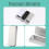 3 PCS Metal Slide Top Tin Containers, 3.14 X 1.33 X 0.47 Inches Portable Tins Container, Rectangular Empty Containers 3
