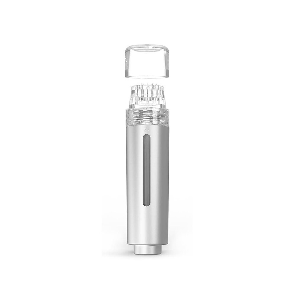 Photos - Facial Cleansing Brush Titanium Derma Stamp 0.25mm Gold Micro-Needles Manual Microneedling Tool for Face Lips Scalp Care Serum Applicator