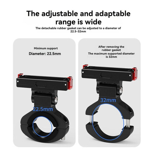 Quick Release Magnetic Mount for  GO 3/3S 360 Adjustable Camera Bracket Secure Handlebar Clamp 2