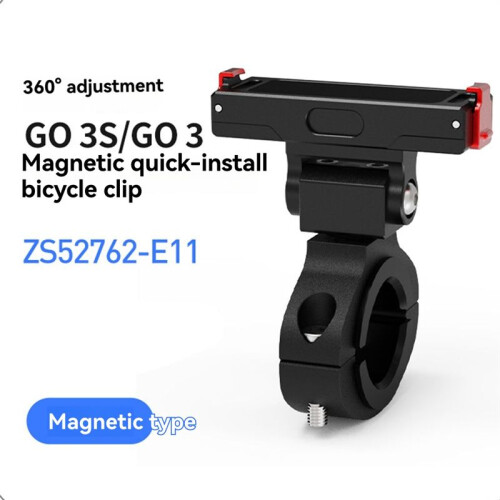 Quick Release Magnetic Mount for  GO 3/3S Adjustable Camera Bracket for Bikes Motorcycles Secure Handlebar Clamp 2