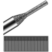 30Pcs Diamond-Drilling Bits Ø1mm 1/8" Shank Compatible with -Rotary Tools for Sea Glass Beach Stone Rock Ceramic