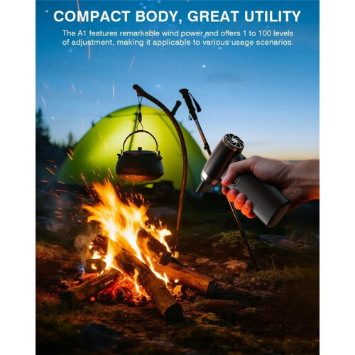 Electric Compressed Air Duster Cordless: 60 MPH High Wind Speed  Air Blower for Electronics Computer Cleaner Hand 1