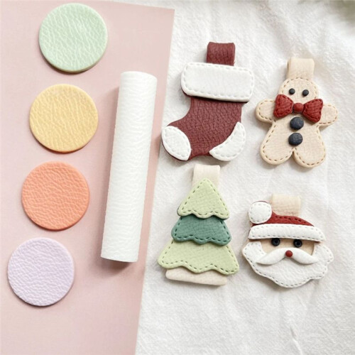 Pottery Tools Leather Texture Roller Cowhide Texture Clay Roller Diy Earrings Jewelry Texture Printing Clay Tools 2