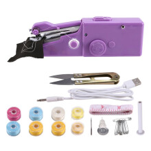 Portable Manual Micro-Home USB Electric Sewing Machine Easy-to-Sew Shirt Pocket Handheld Sewing Machine