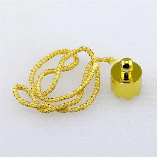 Kit de Projeto para Enfeite de Lâmpada - Acabamento Dourado, Pacote com 10 2
