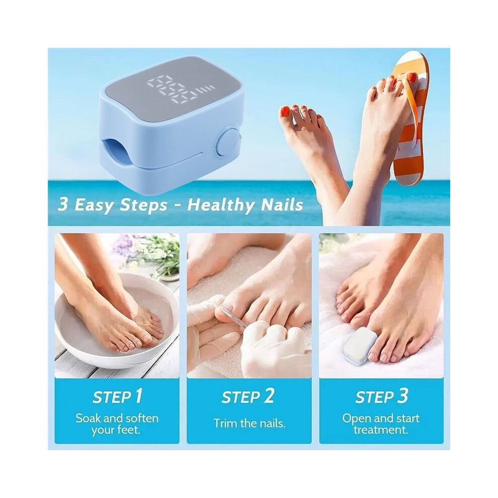 Light Nail Fungu Cleaning With Led Display Device Nail Fungu Treatments For Onychomycosis For Finger - Toenails A