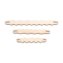 3 Stuks Houten Weefgereedschap Golvende Stok DIY Weefgereedschap Shuttles Weefstok voor Knutselen, Breiprojecten