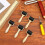 30 Pcs Rubber Brayer Rollers, Ink Roller for Printmaking Gluing Printing Inking Block Paper Applicator Tool, 1.4 Inch 6