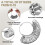 5pack Ring Sizer Measuring Tool Kit, US Ring Size 0-13, Adjustable Bracelet Mandrel 5-9" Wrist Sizer for Jewelry Making 6