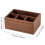 Black Walnut Multifunctional Storage Box Solid Wood Living Room Remote Control Desktop Storage Box Cosmetics Organizer 6
