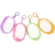 8Stk PVC Sammelfiguren Mit Reißverschluss Für Puppen