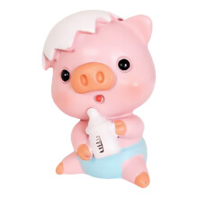 2Pcs Blue Resin Pig Mold Birthday Cake Topper Decorative Figurines