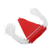 3Rouleaux Fanions De Rouge PVC Pour Gestion