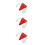 3Rouleaux Fanions De Rouge PVC Pour Gestion 7