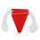 3Rouleaux Fanions De Rouge PVC Pour Gestion 3