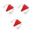 3Rouleaux Fanions De Rouge PVC Pour Gestion 10