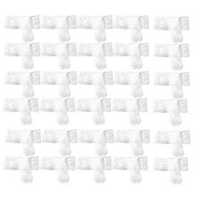 30 Confezioni di Fascia per Capelli da Spa, Estetista, Fascia per Capelli Regolabile, per Trucco, Sport, Doccia, Asciugamano Elasticizzato, Bianco