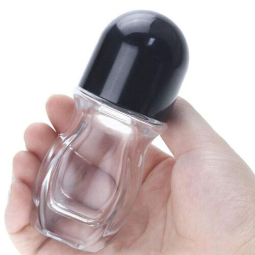 Refillable Transparent Roller  Bottle Essential Oil Roller  Perfume Cosmetic Container Roller  Glass Bottle 2
