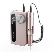 Portable Electric Nail Drill Machine Rechargeable 45000 RPM Speed Nail Buffer Polisher Manicure Pedicure Tool Set B