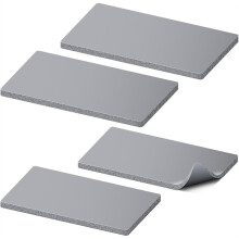 Acessórios para Prensa Chapéus-4 Peças Almofada Silicone para Prensa Térmica,2 Tamanhos(7,87 X 3,35 Polegadas+6,50 X 2,60 Polegadas),para Uso