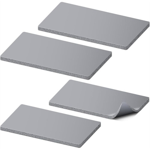 Acessórios para Prensa Chapéus-4 Peças Almofada Silicone para Prensa Térmica,2 Tamanhos(7,87 X 3,35 Polegadas+6,50 X 2,60 Polegadas),para Uso