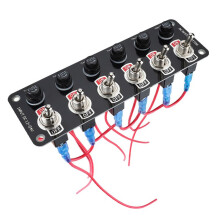 Commutateur Multiple de Panneau de Voiture 12/24V Commutateur de Panneau Power Control Universel
