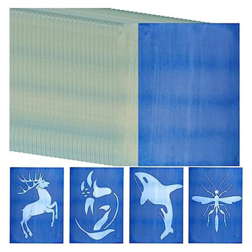 30 Sheets Sun Print Paper Kits Cyanotype Kit A4 Na
