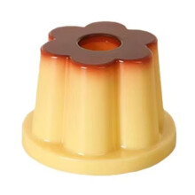 3 Peças Cute Pudding Pen Holder - Ornamento de Mesa, Presente de Aniversário Perfeito para Meninas, Design Compacto