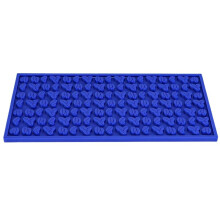 Tapis de Bar 30 X 15 X 0,8 cm Tapis en Silicone de Qualité Alimentaire Tapis Antidérapant pour Bar Bleu Foncé