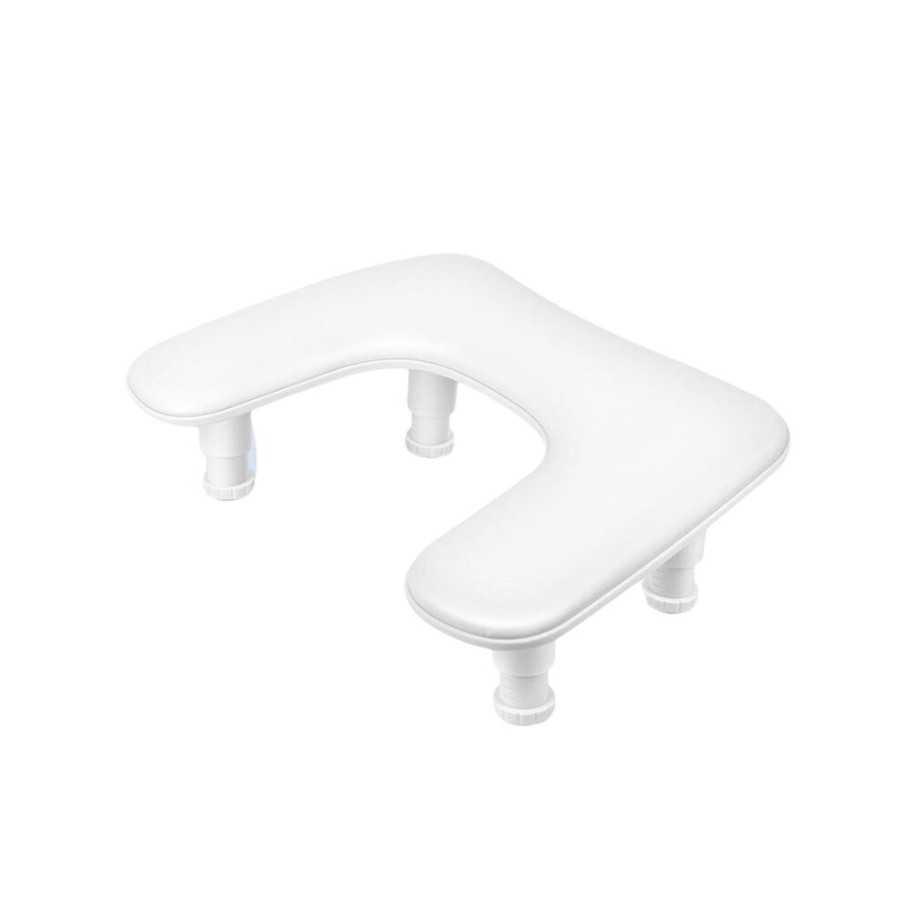 Istovo White Manicure Arm Rest For Nails Tech: U-Shaped Adjustable Nail Armrest -Pu Leather Hand Stand Rest For Manicurists