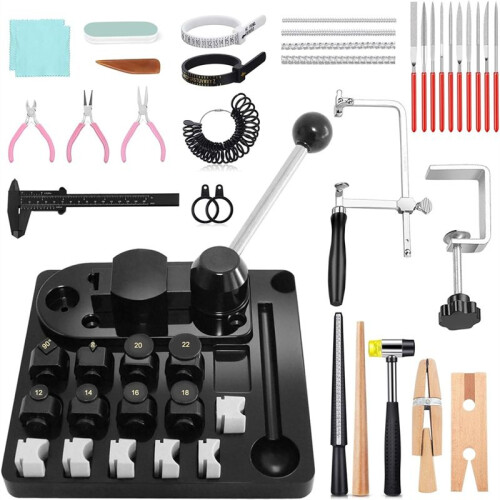 Ring Bender,Ring Bending Tool Set for Spoon Heavy Duty with Jewelry Spoon Making Tool,Multi-Functional DIY Maker Machine