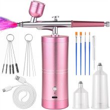 Airbrush Cake Cordless Makeup Kit, Cordless Portable Airbrush Kit Compressor, Airbrush Cake Rechargeable Paint Kit