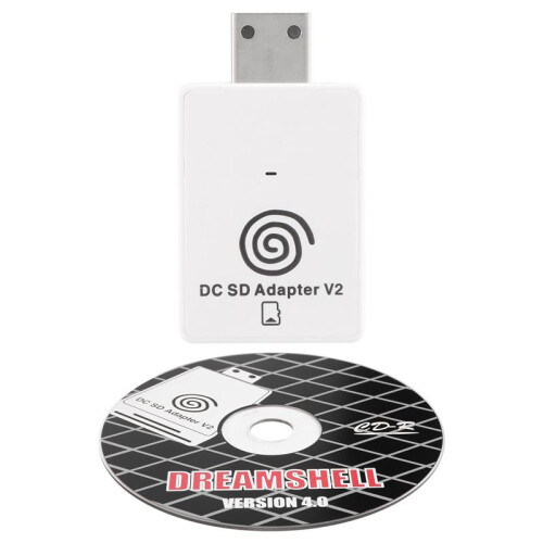 Tf Card Adapter Reader V2 Voor for  Dreamcast En Cd Met Dreamshell Boot Loader