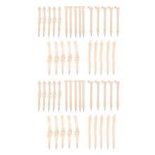 50 Sücke Bone Design Kugelschreiber mit Schwarzer Tinte für Künstler, Arzt, Krankenschwester, Schule, Büro, Party