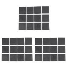 50mm x 50mm En Plastique Carré Fin Bouchons Aveugles Bouchon Tuyau Inserts 36 Pcs