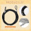 12 Ft Replacement Accessories, Coated Guy Wire Tether Cable Compatible with 12 Foot ,Repair Part U A 2