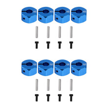 2X RC Aluminum 7.0 Wheel Hex 12mm Drive with Pins Screws 4P HSP HPI Ca