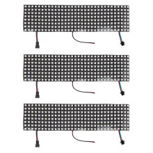 3X LED Matrix Panel, WS2812B RGB 832 Pixels Digital Flexible Dot Matrix Individually Addressable LED Display Screen