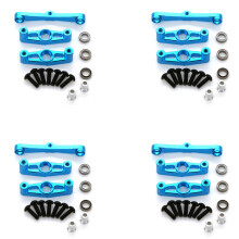 4X Metalowy Zespół Kierowniczy z łOżyskiem do  TT02 TT-02 1/10 RC Car Upgrade Parts