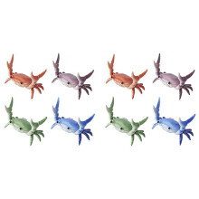 8X Japanese Cute Crab Pen Holder Weightlifting Crabs Penholder Bracket Storage Rack Gift Stationery B