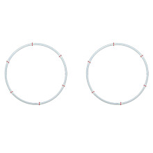 2X Grand Ballon Arc Ensemble Colonne Support Base Cadre Kit Mariage Anniversaire Fête Décor 60 cm