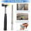 Ring Sizer Measuring Tool Set, 12 Pcs Ring Mandrel, Ring Sizer, Rubber Hammer, Plastic Ring Sizer Gauge, Wood Ring Clamp 3