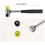 Soft Rubber Hammer Hammer Hardware Tool Multifunctional Removable Double End Steel Pipe Handle Installation Hammer 6
