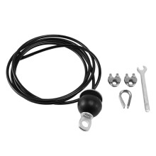 Home Gym Fitness Pulley Cable Length Adjustable Heavy Duty Steel Wire Rope 2M