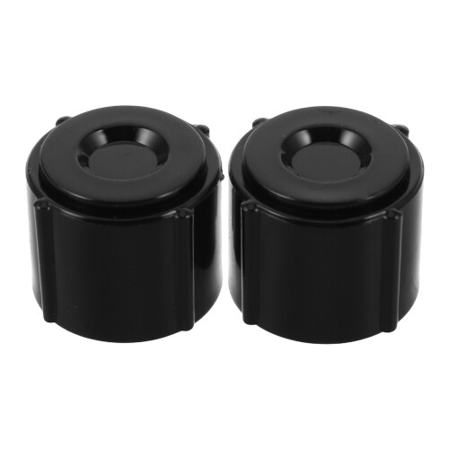 2Pz Tappi Scarico Rv in ABS Nero Per Calda/fredda